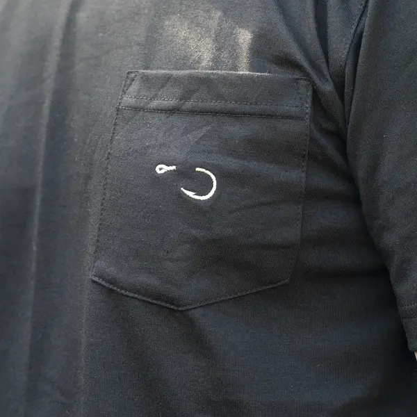 Hookset Pocket Tee - Black
