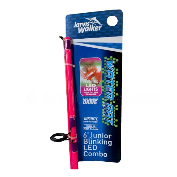 Jarvis Walker Water Rat LED 6ft Junior Fishing Combo