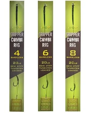 DRENNAN ESP GRIPPER COMBI RIG, BARBLESS AND MICRO BARBED.