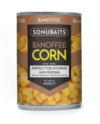 SONUBAITS BANOFFEE CORN, 400G TIN.