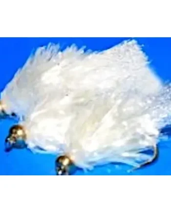 10 X Blob White Gold head ,SIZE 10 BARBLESS /BL 12