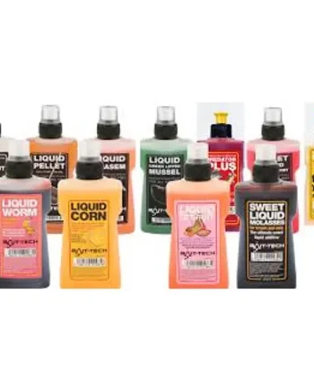 BAIT TECH LIQUID ATTRACTORS, ASSORTED FLAVOURS.
