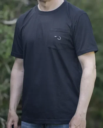 Hookset Pocket Tee - Black