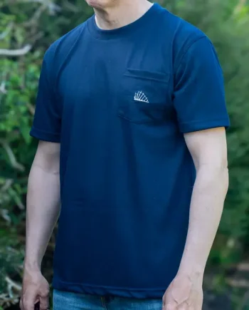Fin Up Pocket Tee - Navy