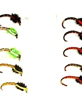 10 X Blakestone buzzers , Trout flies, assorted patterns