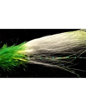 Zonker mini White/Chartreuse #10 Barbless Z98