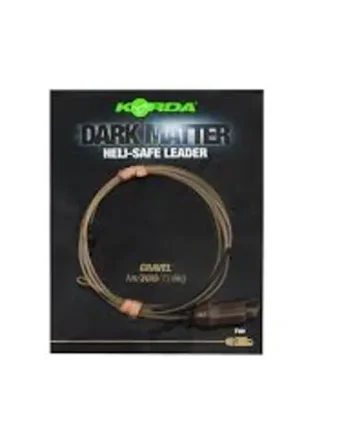 KORDA DARK MATTER HELI-SAFE LEADER WEED/ GRAVEL.