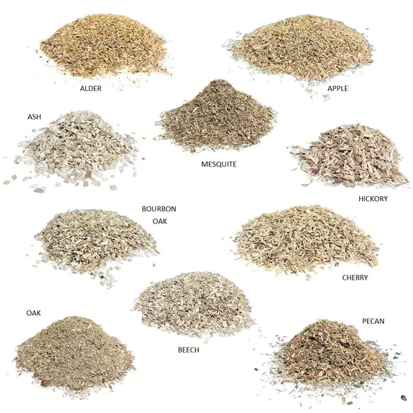 10 Flavour Smoking Wood Chips Gift Pack