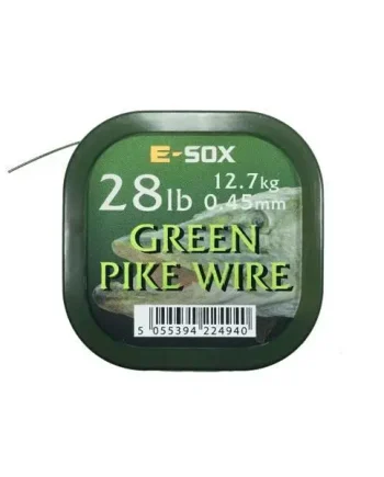 DRENNAN E-SOX SUPER TRACE STAINLESS PIKE WIRE, 28LB AND 34LB.