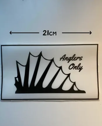 ‘Fin Up’ Sticker for Double-Sided Box (Large)