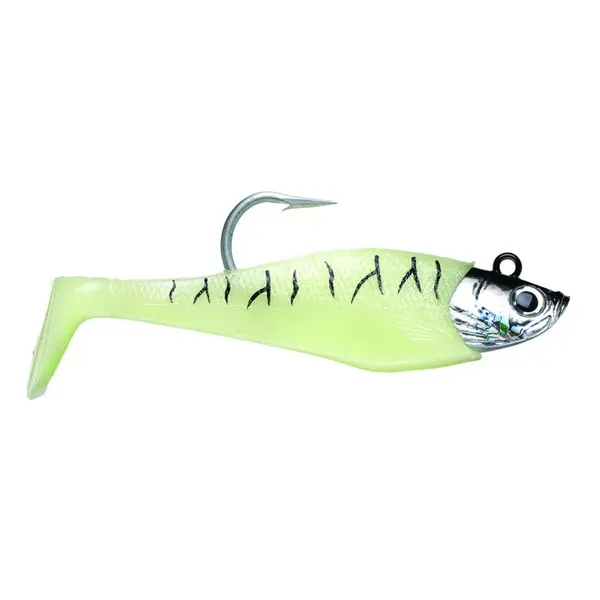 *LAST ONE* STORM WILDEYE JIGGING SHAD 23CM GLOW TIGER.