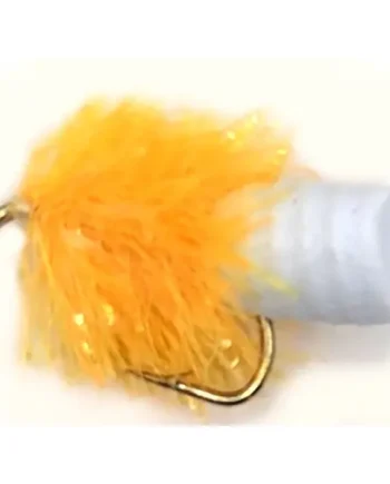 10 X ,FABS - Pale yellow and white #10 barbed F 17
