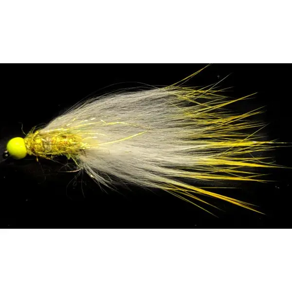 Zonker mini White and Yellow #10 Barbless Z103
