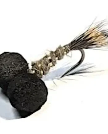 10 X Booby natural hares ear,#12 barbless [BB59]