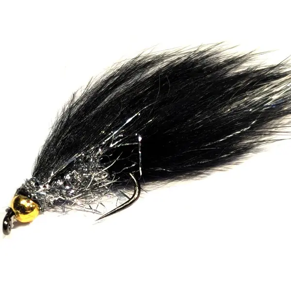 Zonker mini Black and Silver #10 Barbless Z105