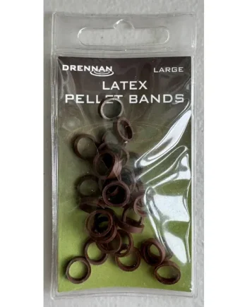 Drennan Large Latex Pellet Bands Brown