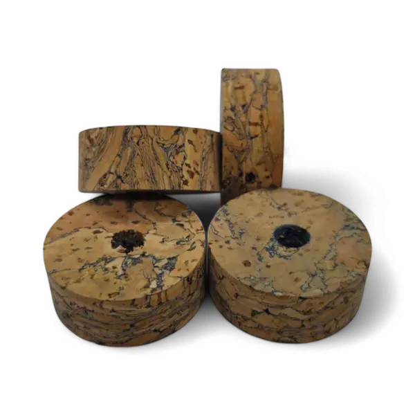 32mm Burl Cork Ring - River Blue