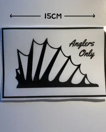 'Fin Up' Sticker for Double-Sided Box (Small)