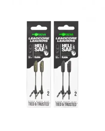 ** NEW IN ** KORDA LEADCORE LEADERS HELI-SAFE 50CM KABLE