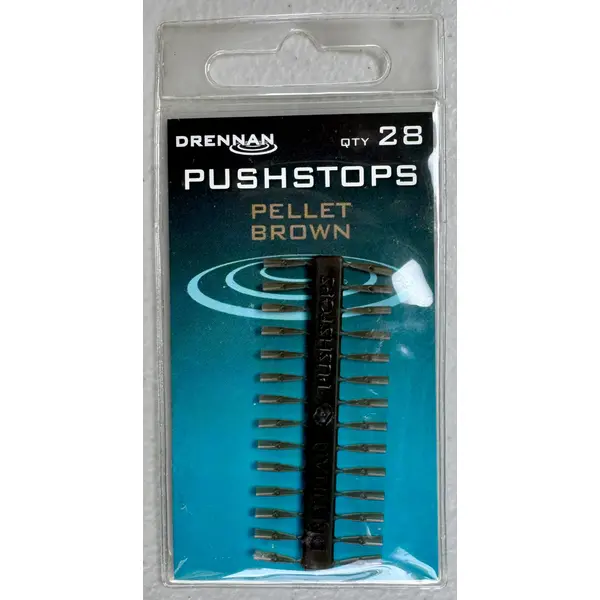 Drennan Pushstops Pellet Brown