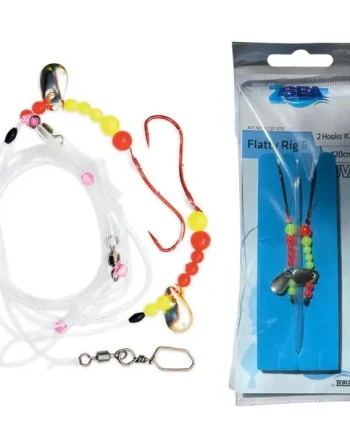 Zebco Magic Flatty Rig 6 UV - Ready-Tied Flatfish Rig