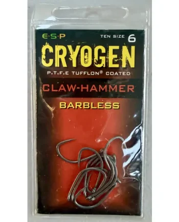 Cryogen Claw-Hammer Barbless Hooks